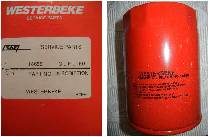 Westerbeke Oil Filter 16655